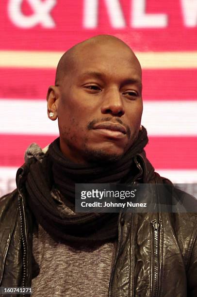 Tyrese visits BET's "106 & Park" at 106 & Park Studio on February 4, 2013 in New York City.