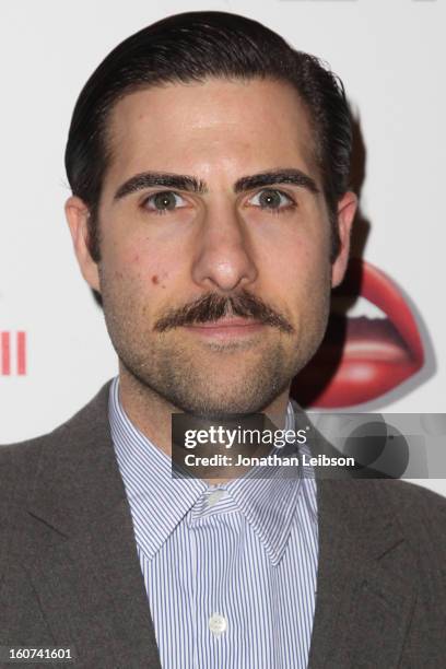 Jason Schwartzman attends the "A Glimpse Inside The Mind Of Charlie Swan III" Los Angeles premiere at ArcLight Hollywood on February 4, 2013 in...