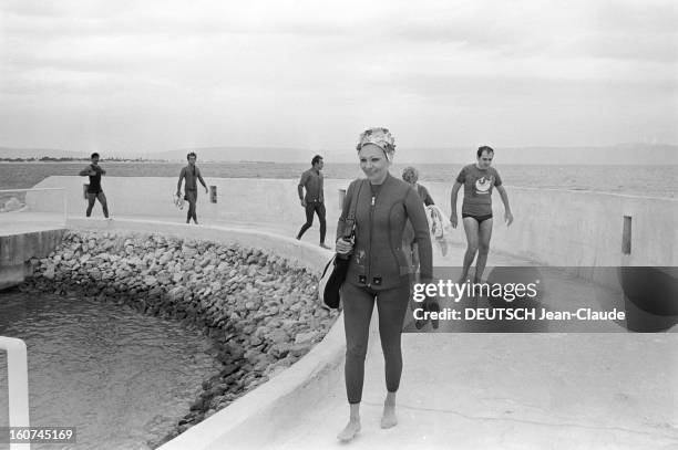 The Shah And Farah Want To Create A Super Monte Carlo In Kish Island. Iran- 4 janvier 1978- Près de l'île de Kish, ville du golfe persique,...