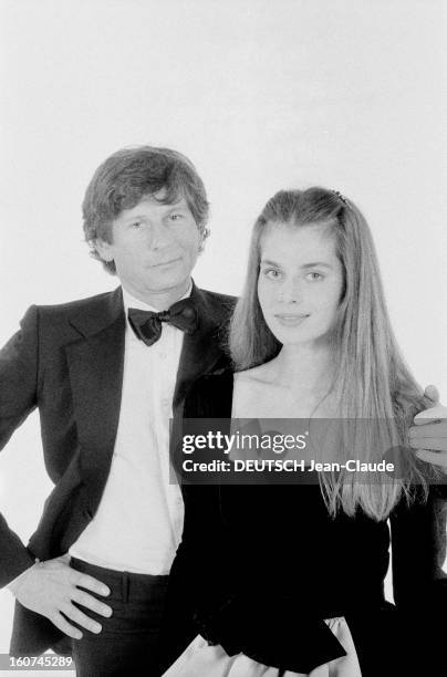 Roman Polanski And Nastassja Kinski Pose In Studio. 1980, le réalisateur Roman POLANSKI et l'actrice Nastaja KINSKI posent en studio pour le film...