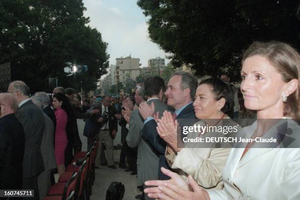 Jacques Chirac Official Travel In Lebanon. Au Liban, à Beyrouth, les 30 et 31 mai 1998. Visite officielle de Jacques CHIRAC pour l'inauguration de la...