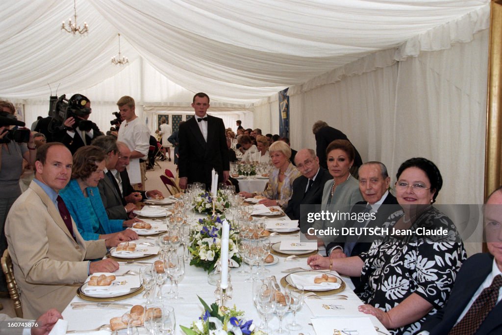 Henri De France (henri D'orleans) Count Of Paris Celebrates His 90 Years At The Amboise Castle