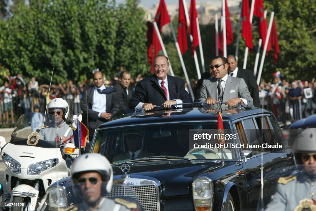 Jacques Chirac In Visit In Morocco