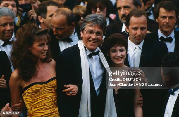 45th Cannes Film Festival 1992: The Team Of The Film The Return Of Casanova By Edouard Niermans. Présentation du film 'Le retour de Casanova'...