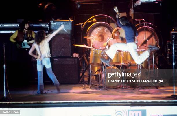 English Pop Group The Who Presents Their Last Rock Opera 'quadrophenia'. Février 1974 - Palais des Expositions de la porte de Versailles à Paris -...