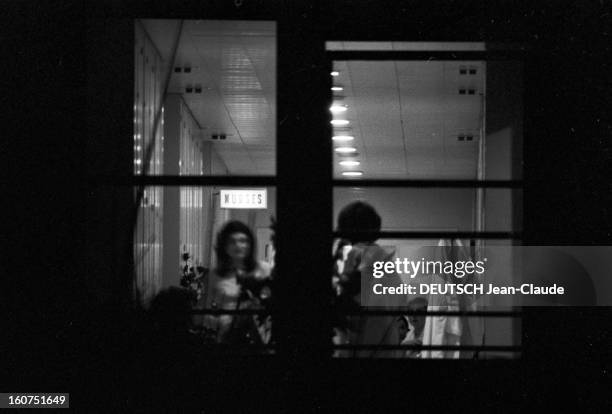 Aristotle Onassis Hospitalized At The American Hospital In Neuilly. Neuilly- 11 Février 1975- A l'hôpital américain, Aristote ONASSIS est hospitalisé...