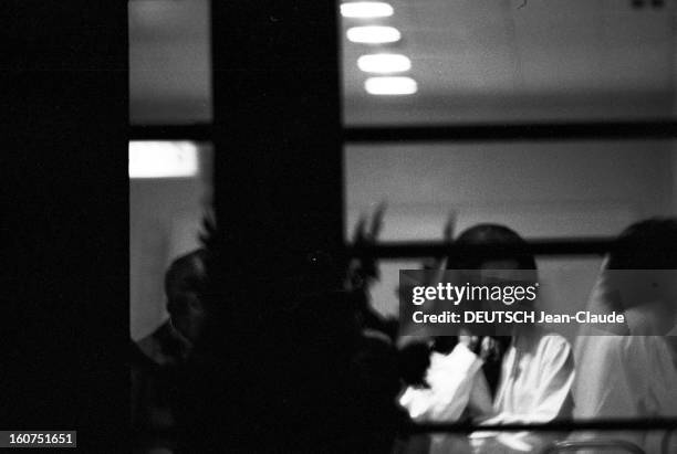 Aristotle Onassis Hospitalized At The American Hospital In Neuilly. Neuilly- 11 Février 1975- A l'hôpital américain, Aristote ONASSIS est hospitalisé...