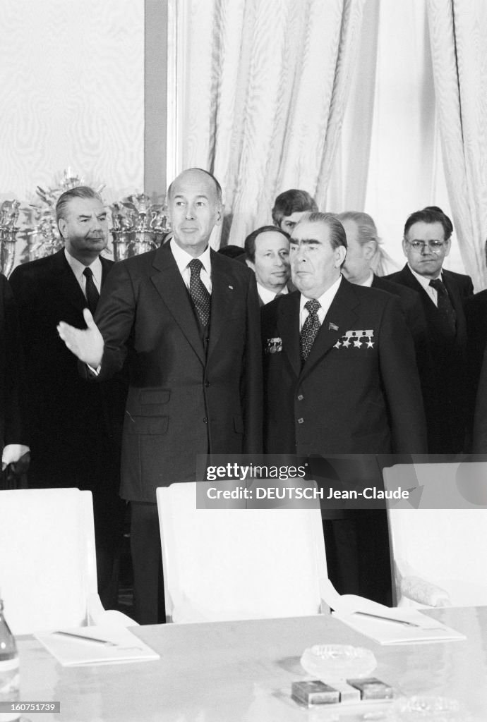 Official Visit Of Valery Giscard D'estaing In The Ussr
