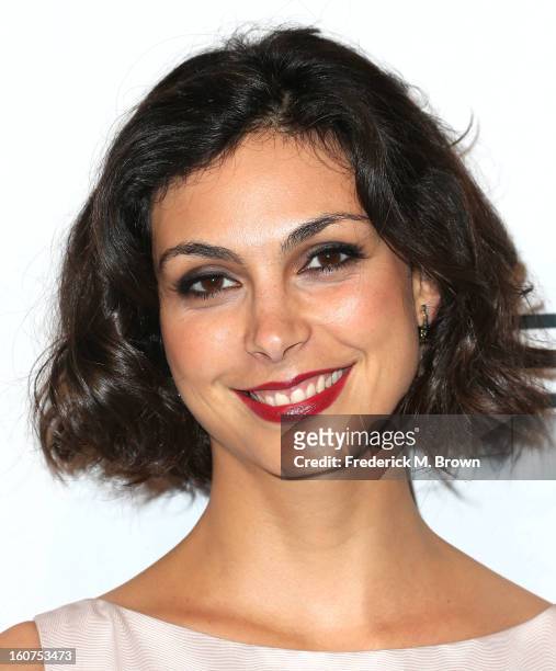 Actress Morena Baccarin attends The Hollywood Reporter Nominees' Night 2013 Celebrating The 85th Annual Academy Award Nominees at Spago on February...