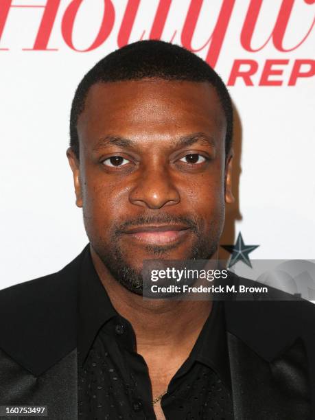 Actor Chris Tucker attends The Hollywood Reporter Nominees' Night 2013 Celebrating The 85th Annual Academy Award Nominees at Spago on February 4,...