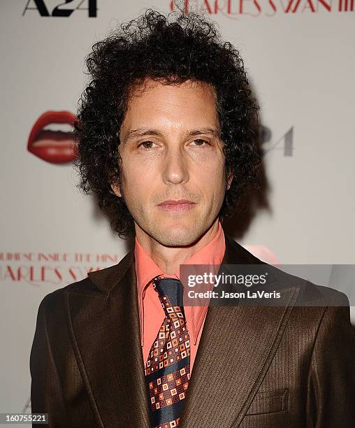 Composer Liam Hayes attends the premiere of "A Glimpse Inside The Mind Of Charlie Swan III" at ArcLight Hollywood on February 4, 2013 in Hollywood,...