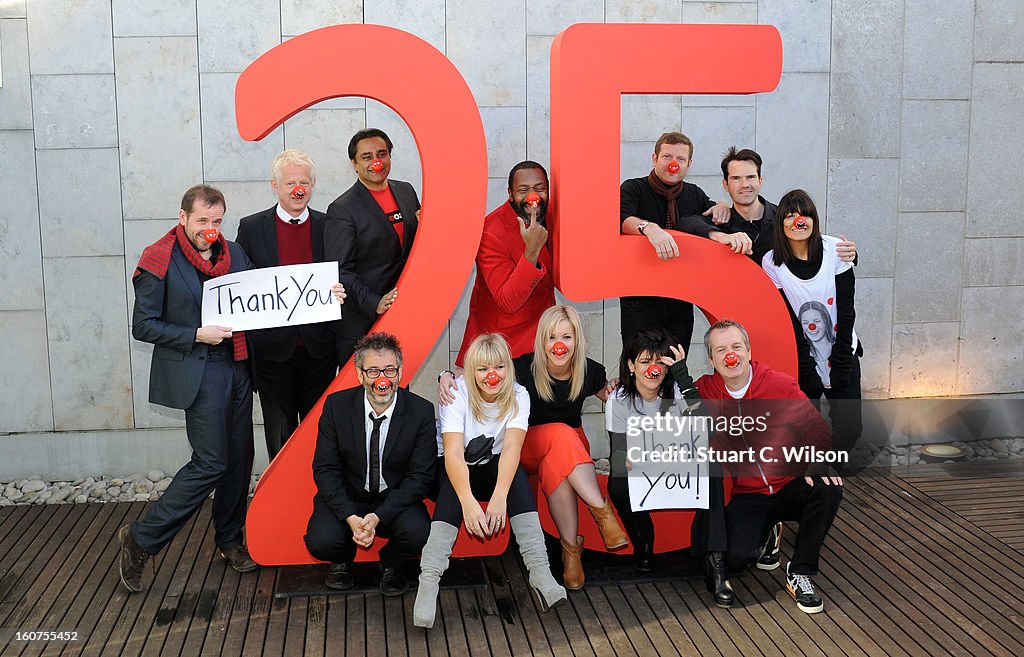 25 Years Of Comic Relief's Red Nose Day - Photocall