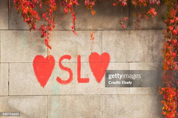 colorful graffiti on a concrete wall. - oslo stock pictures, royalty-free photos & images