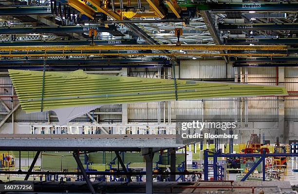 Wing Manufacturing Process 68 Wide Body Aircraft Wing Manufacturing At Airbus Sas Stock Photos ...