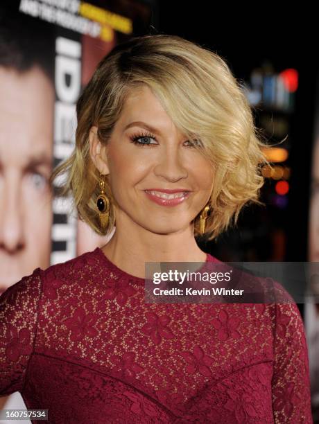 Actress Jenna Elfman arrives at the premiere of Universal Pictures' "Identity Thief" at the Village Theatre on February 4, 2013 in Los Angeles,...