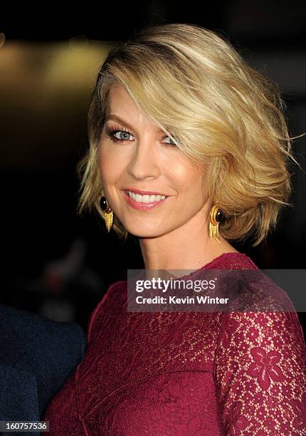 Actress Jenna Elfman arrives at the premiere of Universal Pictures' "Identity Thief" at the Village Theatre on February 4, 2013 in Los Angeles,...