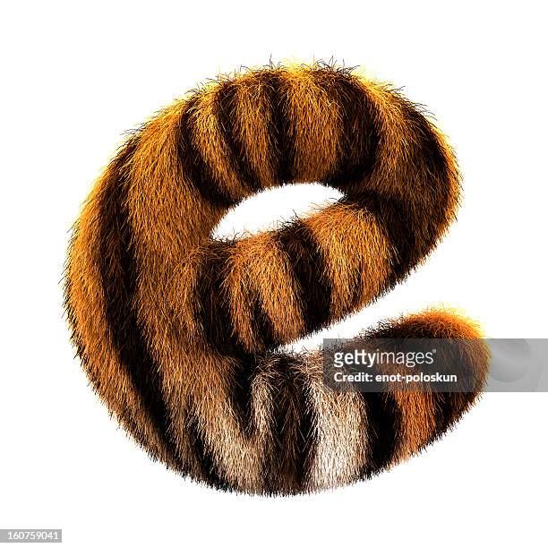 fur letter e - 3d typography stock pictures, royalty-free photos & images