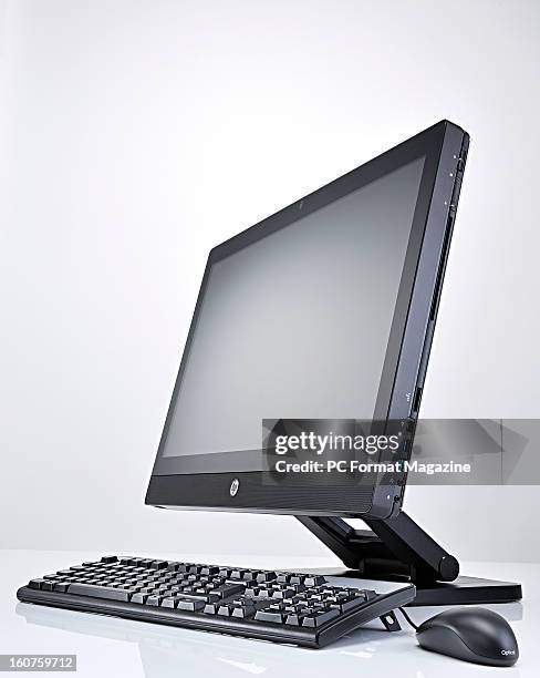 An HP Z1 WM429EA all-in-one PC workstation photographed on white, taken on July 3, 2012.