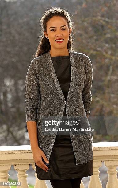 Alia Al Senussi attends a photocall to promote One Billion Rising, a global movement aiming to end violence towards women at ICA on February 5, 2013...