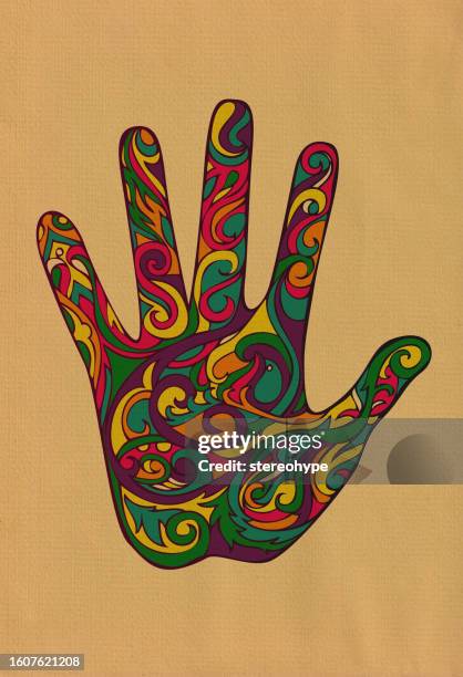 ilustraciones, imágenes clip art, dibujos animados e iconos de stock de mano de la creación - reiki