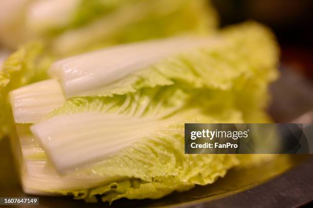 hot pot big cabbage - 肉 stock pictures, royalty-free photos & images