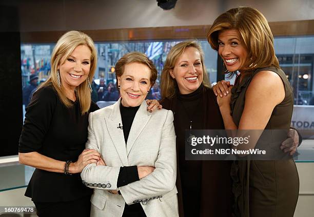 Kathie Lee Gifford, Julie Andrews, Emma Walton Hamilton and Hoda Kotb appear on NBC News' "Today" show --