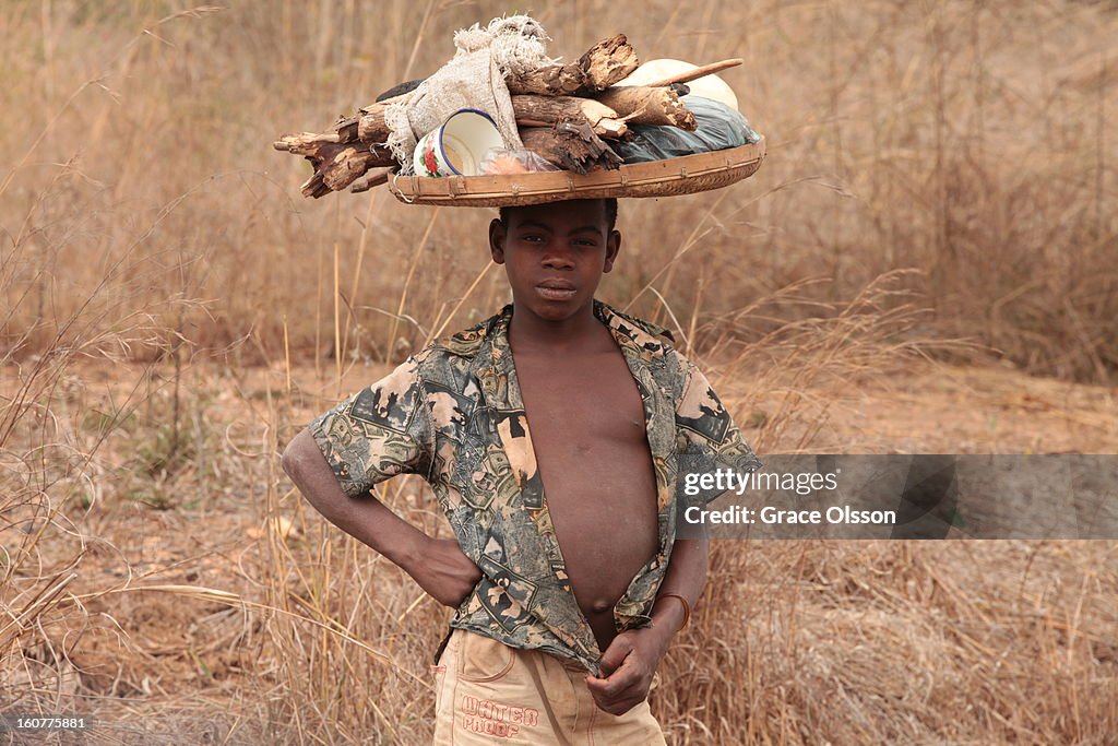 An African boy in Nacala Velha , Mozambique