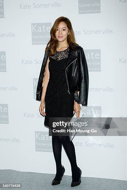 South Korean actress Wang Bit-Na attends the Kate Somerville Skin Care launching at Park Hyatt Hotel on February 5, 2013 in Seoul, South Korea.