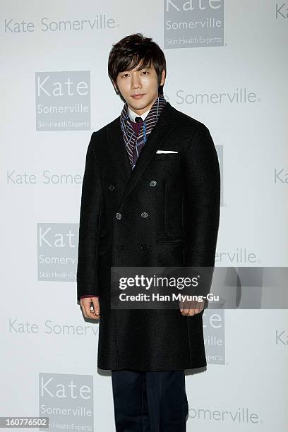 South Korean actor Ki Tae-Young attends the Kate Somerville Skin Care launching at Park Hyatt Hotel on February 5, 2013 in Seoul, South Korea.