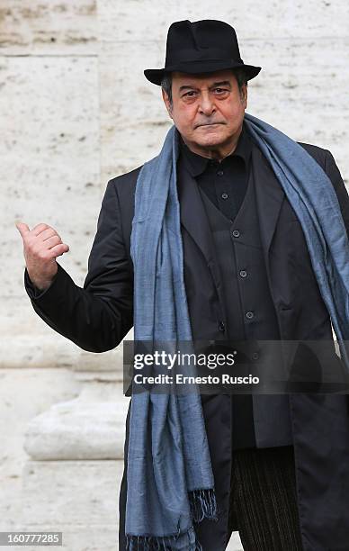 Ennio Fantastichini attends the 'Studio Illegale' photocall at Tree Bar on February 5, 2013 in Rome, Italy.