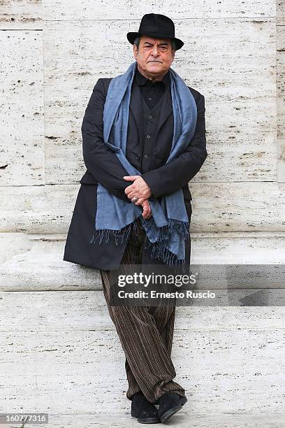 Ennio Fantastichini attends the 'Studio Illegale' photocall at Tree Bar on February 5, 2013 in Rome, Italy.
