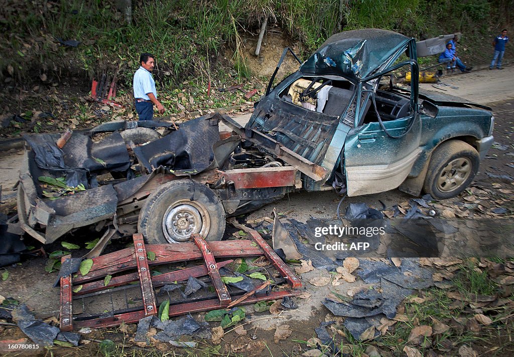 COLOMBIA-FARC-CAR BOMB
