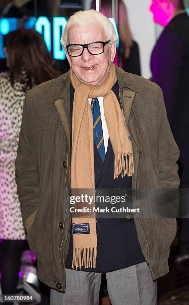 Barry Cryer attends the UK premiere of "Run For Your Wife" at Odeon Leicester Square on February 5, 2013 in London, England.