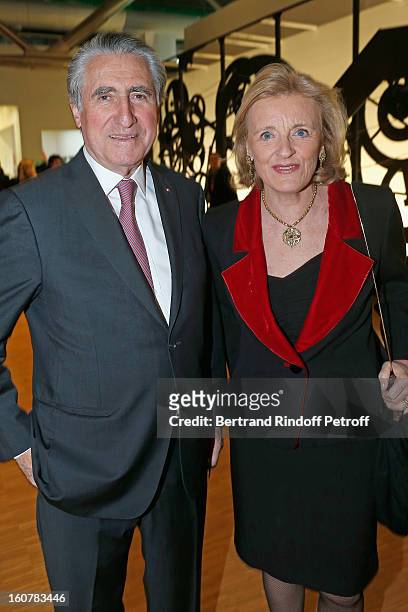 Baron and Baroness Ernest-Antoine Seilliere attend the 8th Annual Dinner of the 'Societe Des Amis Du Musee D'Art Moderne' at Centre Pompidou on...