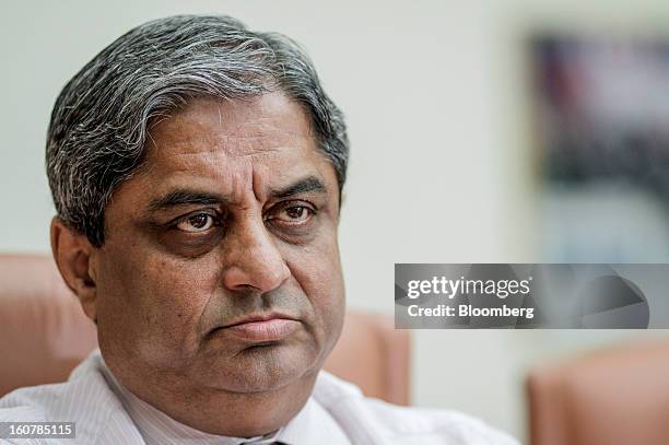 Aditya Puri, managing director of HDFC Bank Ltd., listens during an interview in Mumbai, India, on Friday, Feb. 1, 2013. HDFC Bank, India’s...