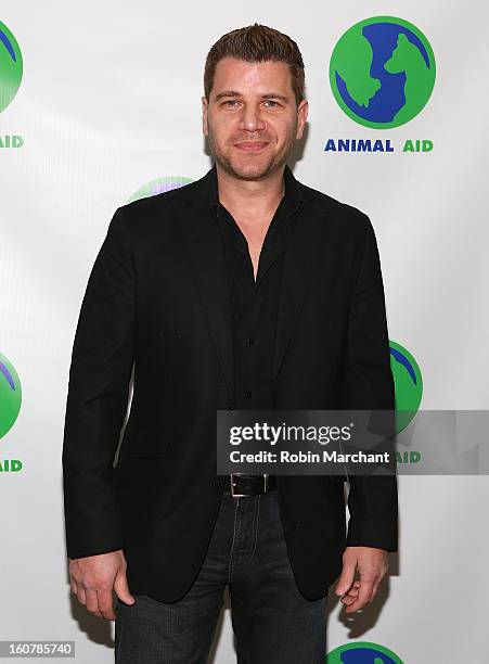 Tom Murro attends Animal AID One Year Anniversary Celebration at Thomson Hotel LES on February 5, 2013 in New York City.