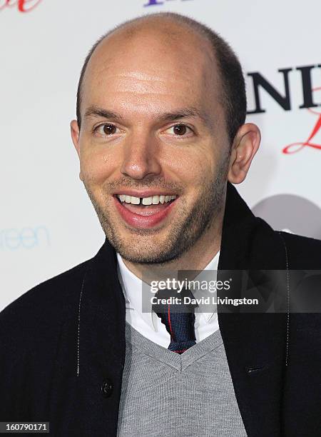 Actor Paul Scheer attends the premiere of "Burning Love" Season 2 at the Paramount Theater on the Paramount Studios lot on February 5, 2013 in...