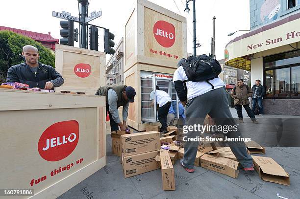 Atmosphere at the JELL-O Make The Taste of Defeat Sweet on February 5, 2013 in San Francisco, California.