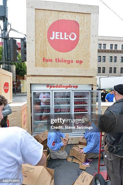 Atmosphere at the JELL-O Make The Taste of Defeat Sweet on February 5, 2013 in San Francisco, California.