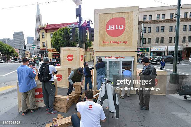 Atmosphere at the JELL-O Make The Taste of Defeat Sweet on February 5, 2013 in San Francisco, California.