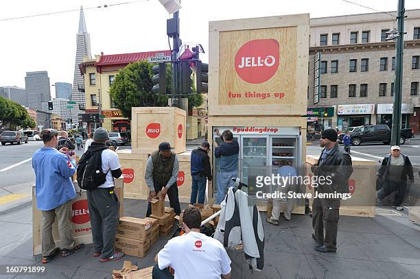 Atmosphere at the JELL-O Make The Taste of Defeat Sweet on February 5, 2013 in San Francisco, California.