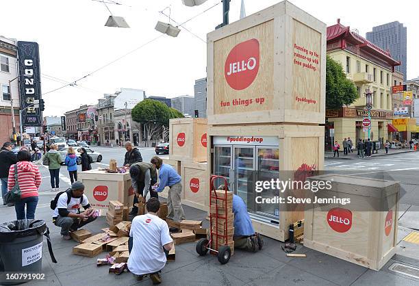 Atmosphere at the JELL-O Make The Taste of Defeat Sweet on February 5, 2013 in San Francisco, California.