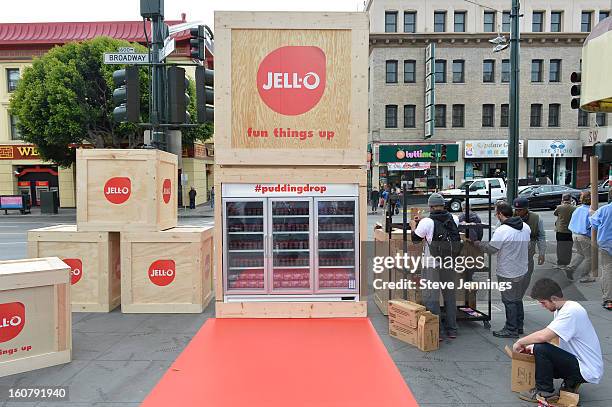 Atmosphere at the JELL-O Make The Taste of Defeat Sweet on February 5, 2013 in San Francisco, California.