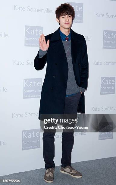 Lee Ki-Woo attends the 'Kate Somerville' Launch Event at Park Hyatt Seoul on February 5, 2013 in Seoul, South Korea.