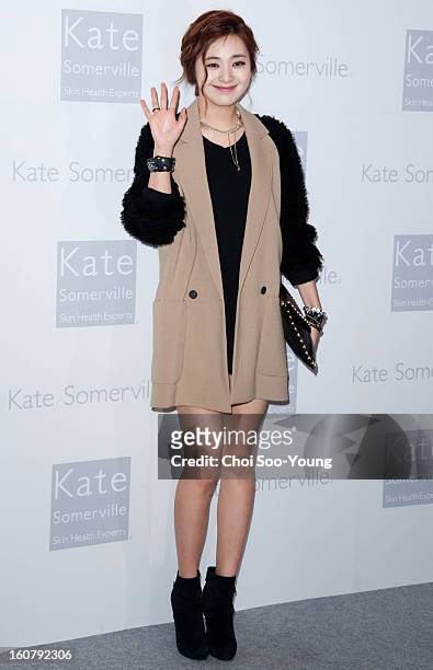 Lee Young-Eun attends the 'Kate Somerville' Launch Event at Park Hyatt Seoul on February 5, 2013 in Seoul, South Korea.