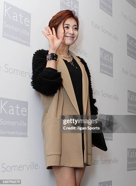 Lee Young-Eun attends the 'Kate Somerville' Launch Event at Park Hyatt Seoul on February 5, 2013 in Seoul, South Korea.