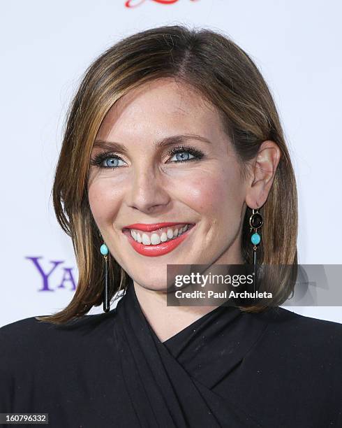 Actress June Diane Raphael attends the "Burning Love" Season 2 Los Angeles Premiere at Paramount Theater on the Paramount Studios lot on February 5,...