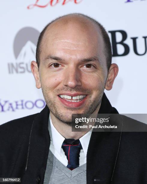 Actor Paul Scheer attends the "Burning Love" Season 2 Los Angeles Premiere at Paramount Theater on the Paramount Studios lot on February 5, 2013 in...