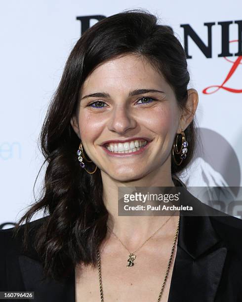Actress Lindsey Kraft attends the "Burning Love" Season 2 Los Angeles Premiere at Paramount Theater on the Paramount Studios lot on February 5, 2013...