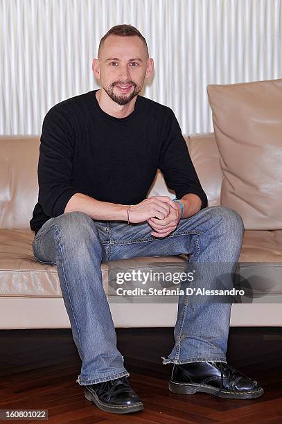 Federico Baccomo attends 'Studio Illegale' Photocall at Terrazza Martini on February 6, 2013 in Milan, Italy.